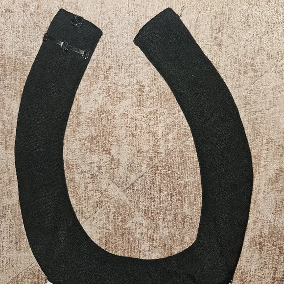 Cache Formal Evening Halter Top Black & White Illusion Gown - Size 8 - Picture 5 of 8